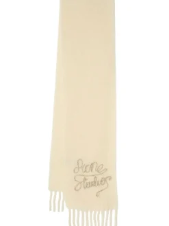 Vally embroidered logo scarf