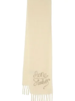 Vally solid winter logo scarf