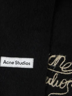 Vally solid winter logo scarf