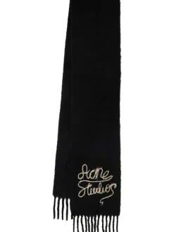 Vally solid winter logo scarf