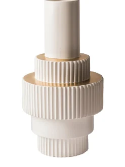 Vaso grande Gear bianco