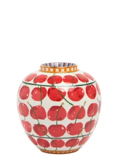 Vaso piccolo Cherries Avorio