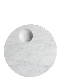Vassoio Ellipse in marmo di Carrara