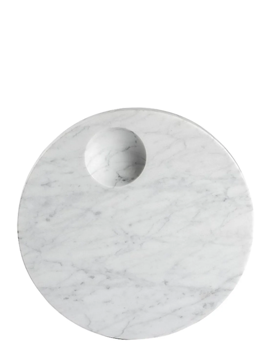 Vassoio Ellipse in marmo di Carrara