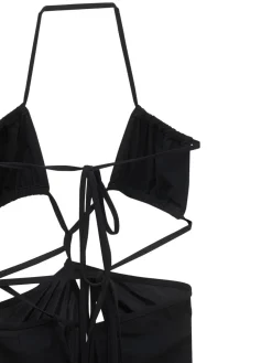 Vestito asimmetrico con cutout