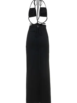 Vestito asimmetrico con cutout