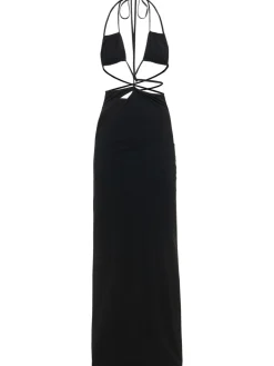 Vestito asimmetrico con cutout