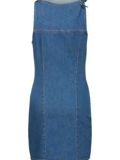 Vestito asimmetrico in denim
