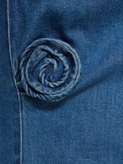 Vestito asimmetrico in denim