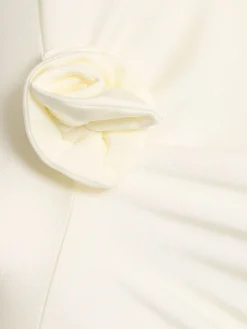 Vestito asimmetrico in jersey stretch
