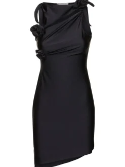 Vestito asimmetrico in jersey