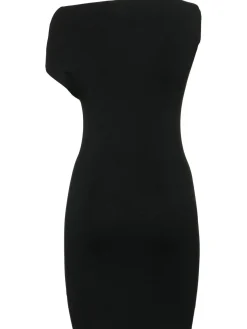 Vestito asimmetrico in maglia