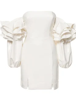 Vestito Bethany in viscosa con ruches