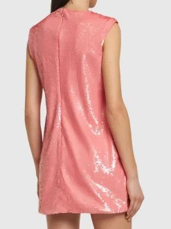 Vestito corto con paillettes