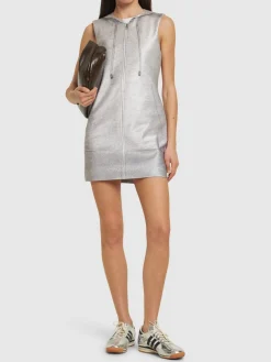 Vestito corto effetto trompe l’oeil