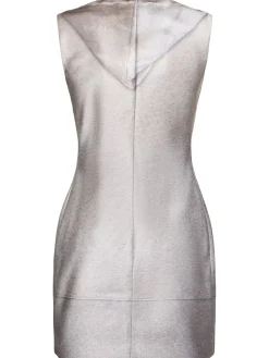 Vestito corto effetto trompe l’oeil