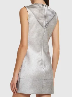 Vestito corto effetto trompe l’oeil