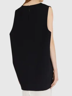 Vestito corto Nyona in crepe double face