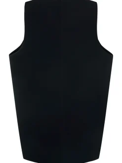 Vestito corto Nyona in crepe double face