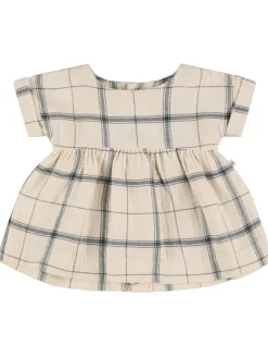 Vestito in cotone check