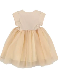 Vestito in cotone e tulle