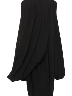 Vestito in crepe drappeggiato