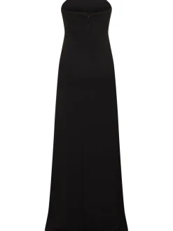 Vestito in crepe senza spallini Angelique