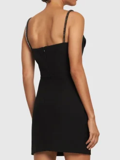Vestito in crêpe con decorazioni