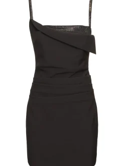 Vestito in crêpe con decorazioni