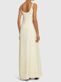 Vestito in crêpe con decorazioni