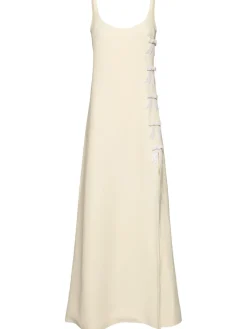 Vestito in crêpe con decorazioni