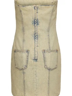 Vestito in denim di cotone