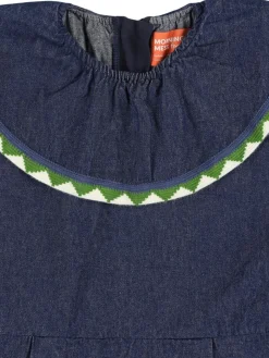 Vestito in denim di cotone
