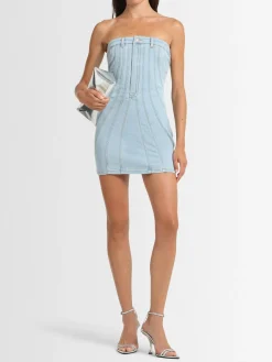 Vestito in denim stretch