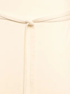 Vestito in jersey a costine con cintura