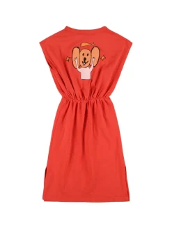 Vestito in jersey di cotone stampato