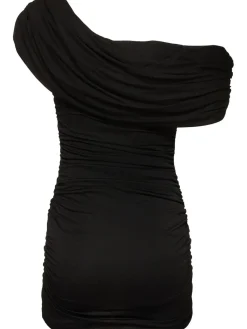 Vestito in jersey sablé drappeggiato