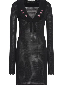 Vestito in lana con ricami