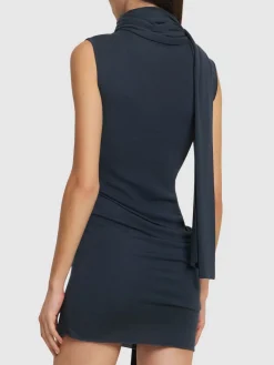 Vestito in maglia di viscosa e seta