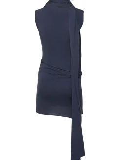 Vestito in maglia di viscosa e seta