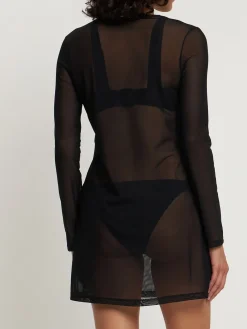 Vestito in mesh stretch