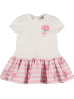 Vestito in misto cotone stampato