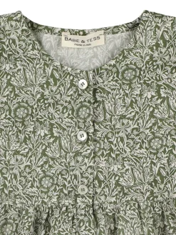 Vestito in misto cotone stampato