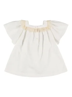 Vestito in misto lino