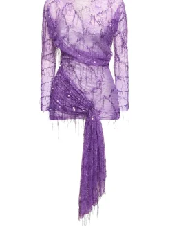 Vestito in pizzo con paillettes