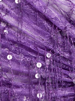 Vestito in pizzo con paillettes