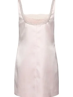 Vestito in raso con fiocco