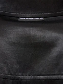 Vestito in raso di viscosa con giacca bolero