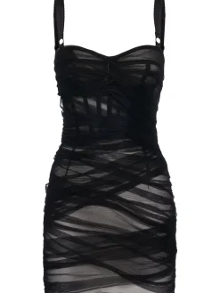 Vestito in tulle stretch