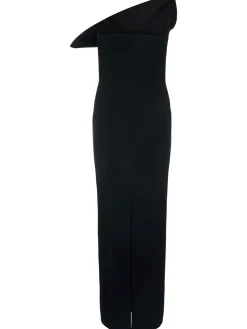 Vestito lungo Cato in crepe double face